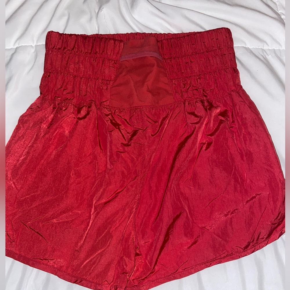 Dark red free people shorts!!